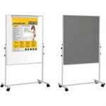 Opslagstavle flipover Multiboard Bi-Office 120x70cm med hjul